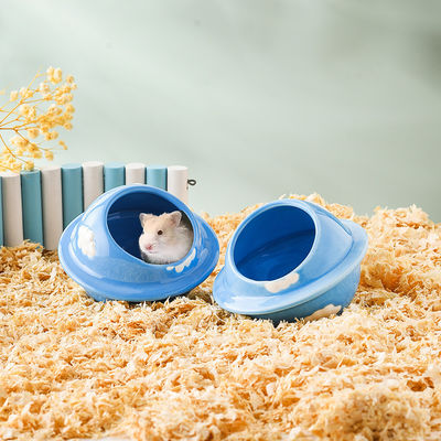 Breathable Planet Hamster Nest Ceramic Hideout for Small Pets 9.5*9.5*8cm