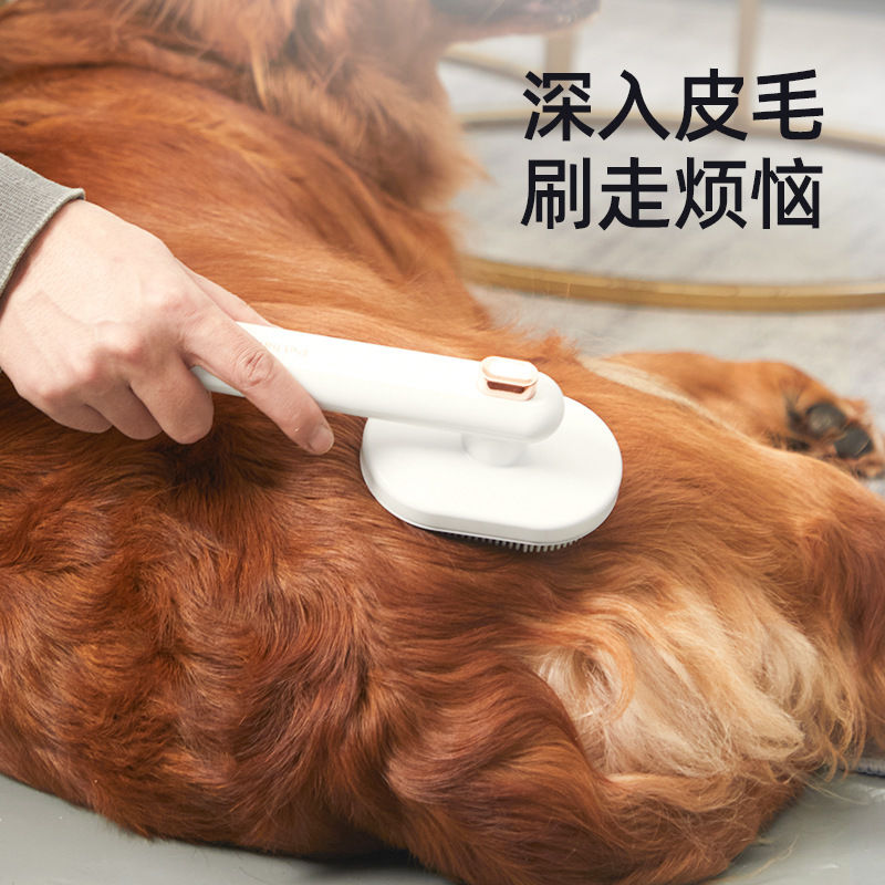 Self-Cleaning Pet Grooming Brush for Cats and Dogs