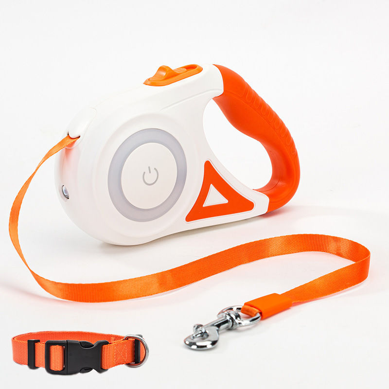 Light-Triggered Automatic Dog Leash with Glow in Dark