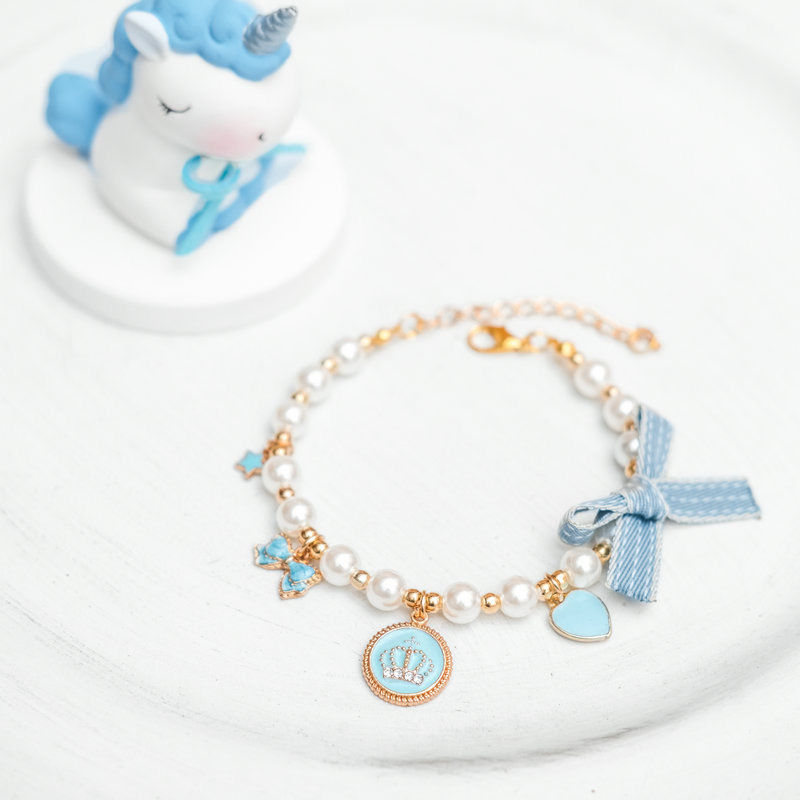 Soft Pearl Pet Collar for Cats & Small Dogs - Adjustable Sizes XS to L